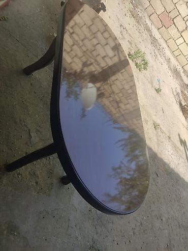 taxta gul qablari: Jurnal masası, İşlənmiş, Açılmayan, Oval masa — 3