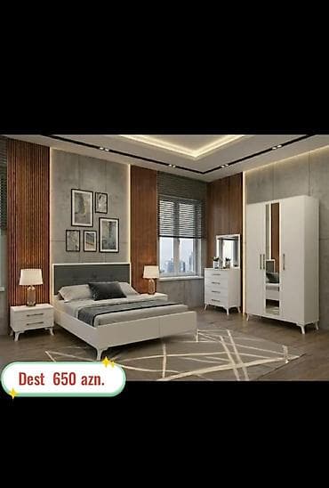 dekor kamin: İkinəfərlik çarpayı, Dolab, Rusiya, Yeni — 5