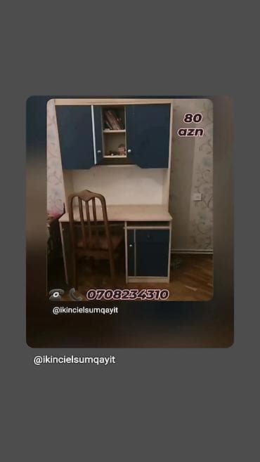 prokat stol stul: Məhsullar: - 3 mərtəbəli servis arabası: metal konstruksiya, şüşə — 7