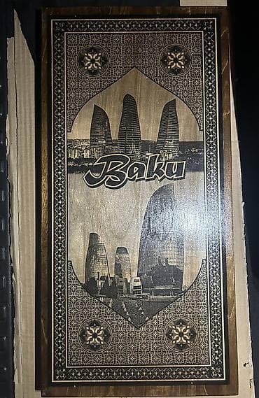 Məhsul: Oyma naxışlı taxta nərd taxtası (ikiüzlü dizayn) — 8