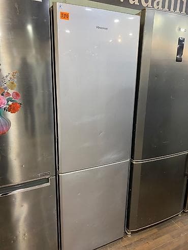 mini xolodelnik: 2 qapılı Hisense Soyuducu Satılır, rəng - Gümüşü — 1