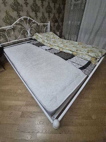 İkinəfərlik çarpayı, Bazasız, Matras ilə, Siyirməsiz