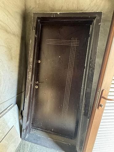 Mənzil üçün Yeni Giriş qapısı 80x205 sm Naliçnik ilə, Zəmanətli, Ödənişli quraşdırma, Ünvandan götürmə