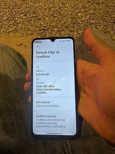 2 ci el monitör: Poco C75, 256 GB, rəng - Qara — 3