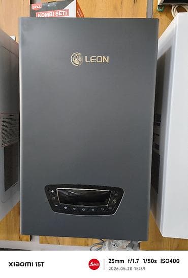 LEON divar tipli kombi - Brend: LEON - Rəng: Tünd boz (mat ön panel) at lalafo.az LEON divar tipli kombi - Brend: LEON - Rəng: Tünd boz (mat ön panel)