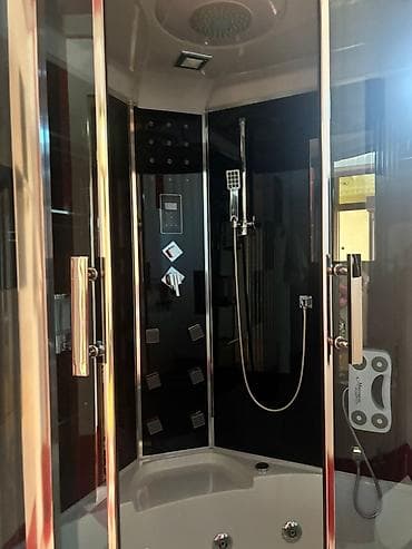 hamam vannalar: Hidromassajlı duş kabinəsi – buxar funksiyalı künc model — 3