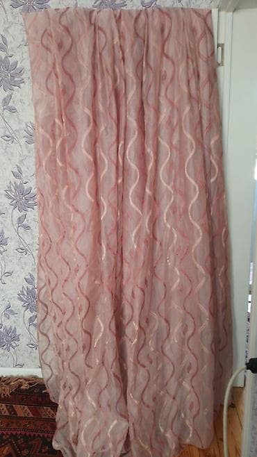 Tül pərdə - Quraşdırma: karnizə keçirmək üçün üst hissədə büzməli lalafo.az -da Tül pərdə - Quraşdırma: karnizə keçirmək üçün üst hissədə büzməli