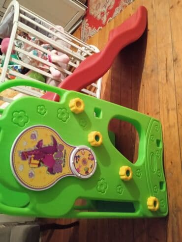 детская водная горка: Uşaqlar üçün Dibo the Dragon mövzusunda hazırlanmış yaşıl rəngli — 4