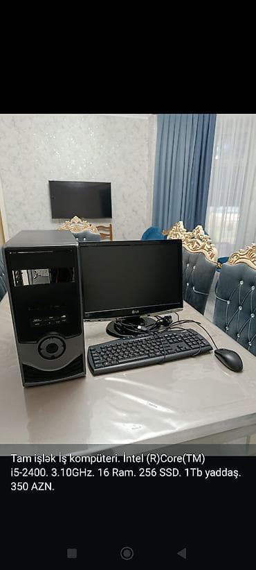 a way out ps5 disc: Masaüstü kompüter seti (sistem bloku + LG monitor + klaviatura və — 3