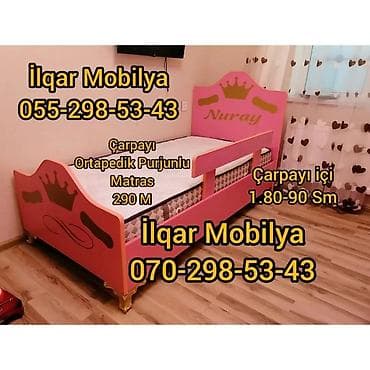 ucuz krafat: Qız üçün, Yeni, Çarpayı, Bazasız, Matrassız, Siyirməsiz — 2