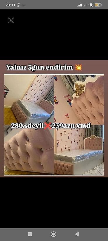intex matras: Uşaq/yeni gənc otağı üçün zərif dizaynlı çarpayı. - Başlıq və ayaq — 1