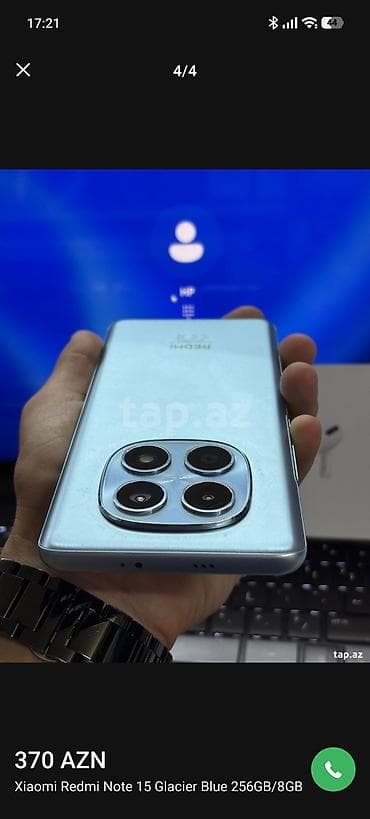 redmi 3 s: Redmi Note, 256 GB, rəng - Mavi, Barmaq izi — 2