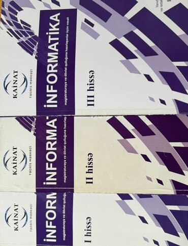informatika 8 metodik vesait: İnformatika 3 hissəli — 1