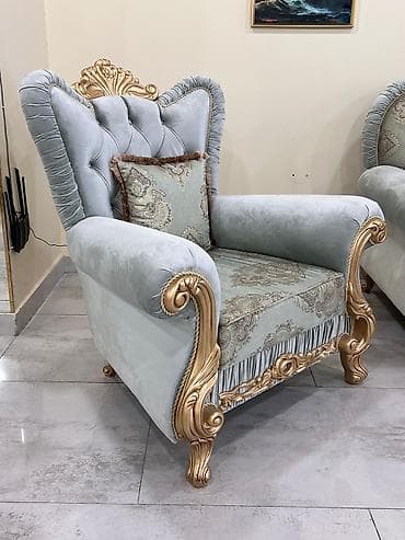 Divan və kreslo dəstləri: Klassik divan, Divan, Bazasız, Açılmayan — 3