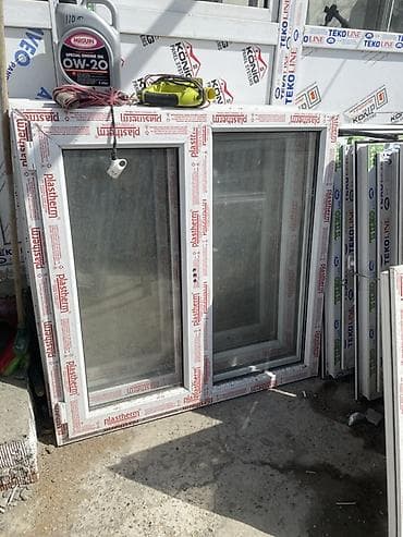 ag ciceyim: Yeni İkiqat şüşə paketi Plastik pəncərə, Еni: 120 sm, Uzunluğu: 140 sm, Ödənişli quraşdırma — 6