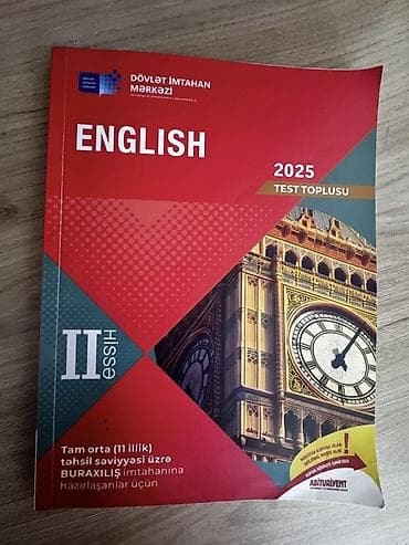 İngilis dili Testlər 11-ci sinif, DİM, 2-ci hissə