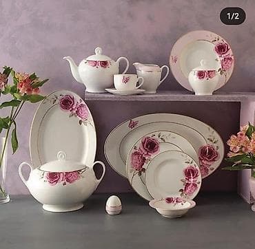 Servis dəsti abedni və çayni ile isdesez tek abedniside var