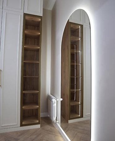 2х yarus carpayı: Klassik üslubda quraşdırılan sifarişli qarderob sistemi - Tavanadək — 2