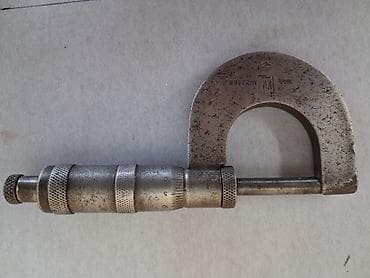 Дом и сад: Məftil ölçən mikrometr – 0–25 mm - İstehsal ili: 1934 - Ölçü — 4