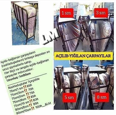 Açılıb-bağlanan çarpayıların (raskladuşkaların) birbaşa depodan ən