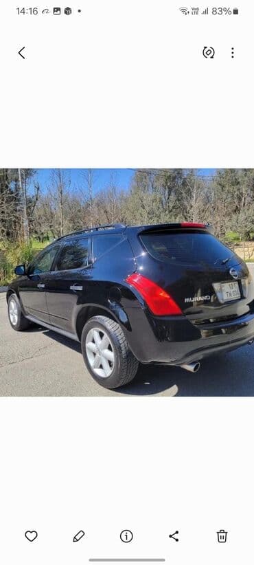 opel ehtiyat hiseleri: Nissan Murano: 0.5 l | 2006 il Krossover — 2