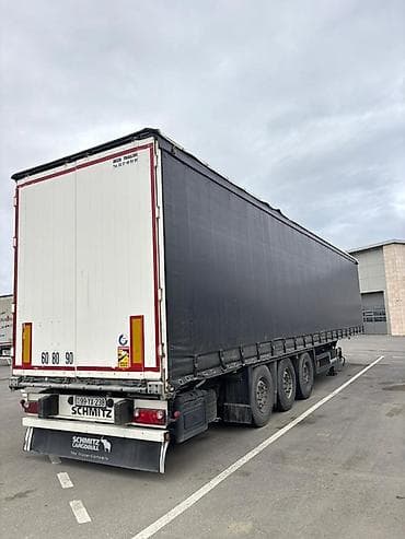 yük maşini: Schmitz Cargobull tentli yarımqoşqu Tentli qoşqu satılır 2012-cil il — 2