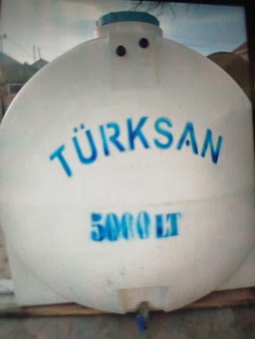 Bak, Plastik, 5000 l l, İşlənmiş, Ünvandan götürmə