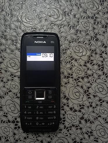 philips xenium x501: Nokia E51, rəng - Qara, Düyməli — 2