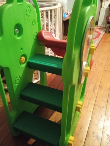 детская водная горка: Uşaqlar üçün Dibo the Dragon mövzusunda hazırlanmış yaşıl rəngli — 2