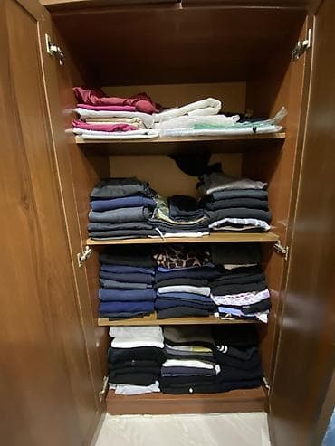 kabab sisi: 6 qapı, Qəhvəyi, Taxta, Açılan, Düz dolab — 2