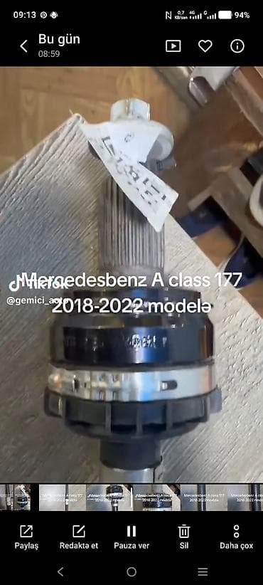 qiranat: Məhsul: Mercedes‑Benz A‑Class W177 (2018–2022) üçün orijinal ön — 3