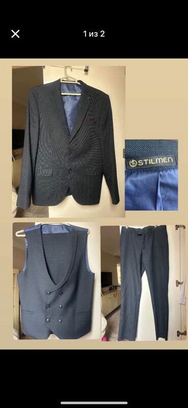 прокат мужских костюмов в баку: Teze kostyum. Мужской костюм. В идеальном состоянии. Темно синий цвет — 1