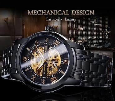 tisot saat: Yeni, Qol saatı, Winner, rəng - Qara — 2