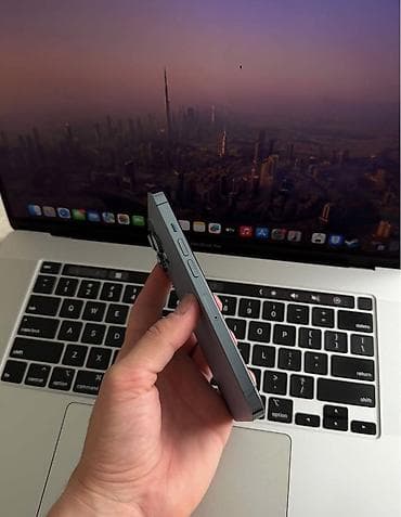 apple ipad 13: IPhone 13 Pro, 128 GB, Sierra Blue, Zəmanət, Simsiz şarj, Face ID — 4