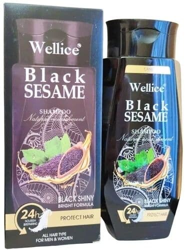 sac boyaları: Saç berkiden Saç qalinlaşdiran Saç çixardan Qara küncüt şampunu — 1