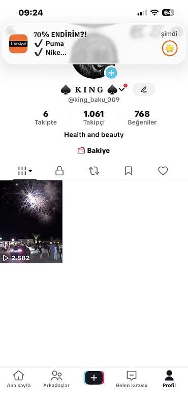 iphone 15 pro replika: 25 LvL TikTok səhifəsi satılır wp yazın ✅ — 2