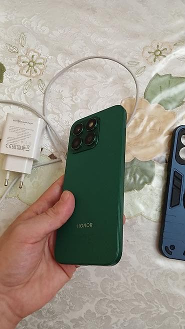 silver et ceken: Honor X8b, 128 GB, rəng - Yaşıl, Barmaq izi — 4