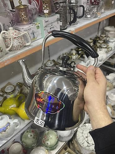 caydan: Yeni, rəng - Ağ, Çaydan, Paslanmayan polad — 2