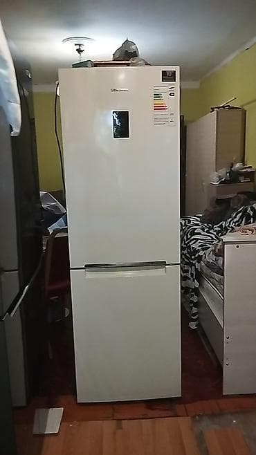 teka: İşlənmiş 2 qapılı Samsung Soyuducu Satılır, rəng - Ağ, Təkərli — 7