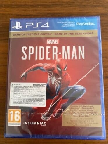 PlayStation 4 marvel spider man game of the year edition. Tam bağlı