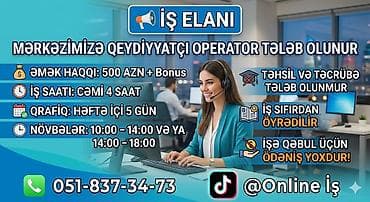 Əczaçı tələb olunur, İstənilən yaş, Təcrübəsiz, Növbəli qrafik