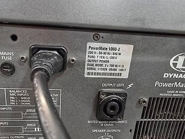 dvd disk oyun: Dynacord PowerMate 1000-2 gücləndirilmiş mikser Xüsusiyyətlər: - — 2