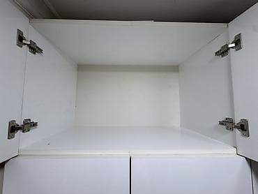 İşlənmiş, 6 qapı, Ağ, Digər material, Açılan, Düz dolab — 3