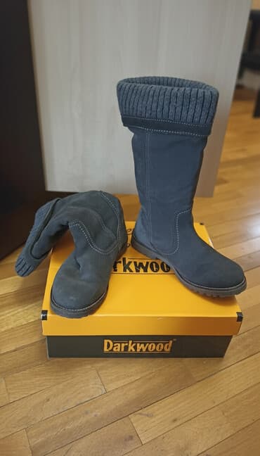 qış botları: Wortmann Qadın qış çəkmələri - Rəng: tünd boz/antrasit - Model — 2