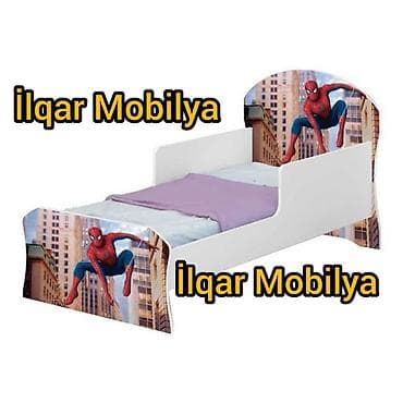 Детская мебель: Для мальчика, Новый, Кровать, Без подьемного механизма, Без матраса, Без выдвижных ящиков — 2