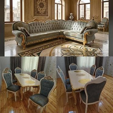 dirnaq masa: DenizUqlavoy divan. Masa desti 6 stulla. 770azn Masa acılır, divan — 1