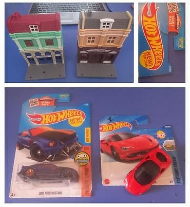 Məhsul: Hot Wheels kolleksiya dəsti + maket binalar Təsvir: - Hot — 1