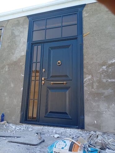 Mənzil üçün Yeni Giriş qapısı Zamok ilə, Zəmanətli, Ödənişli quraşdırma, Rayonlara çatdırılma, Ödənişli çatdırılma