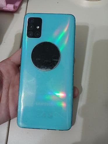 nar mobile modem: Samsung Galaxy A51, 64 GB, rəng - Göy, Face ID, Sensor, İki sim kartlı — 2