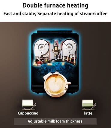 Термопоты: Кофемашина Автомат, С емкостью для молока, Новый at lalafo.az — 6 Термопоты: Кофемашина Автомат, С емкостью для молока, Новый — 6